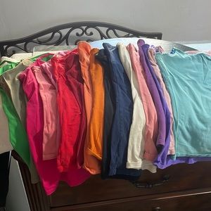 Rainbow Camisole spaghetti strap tank tops